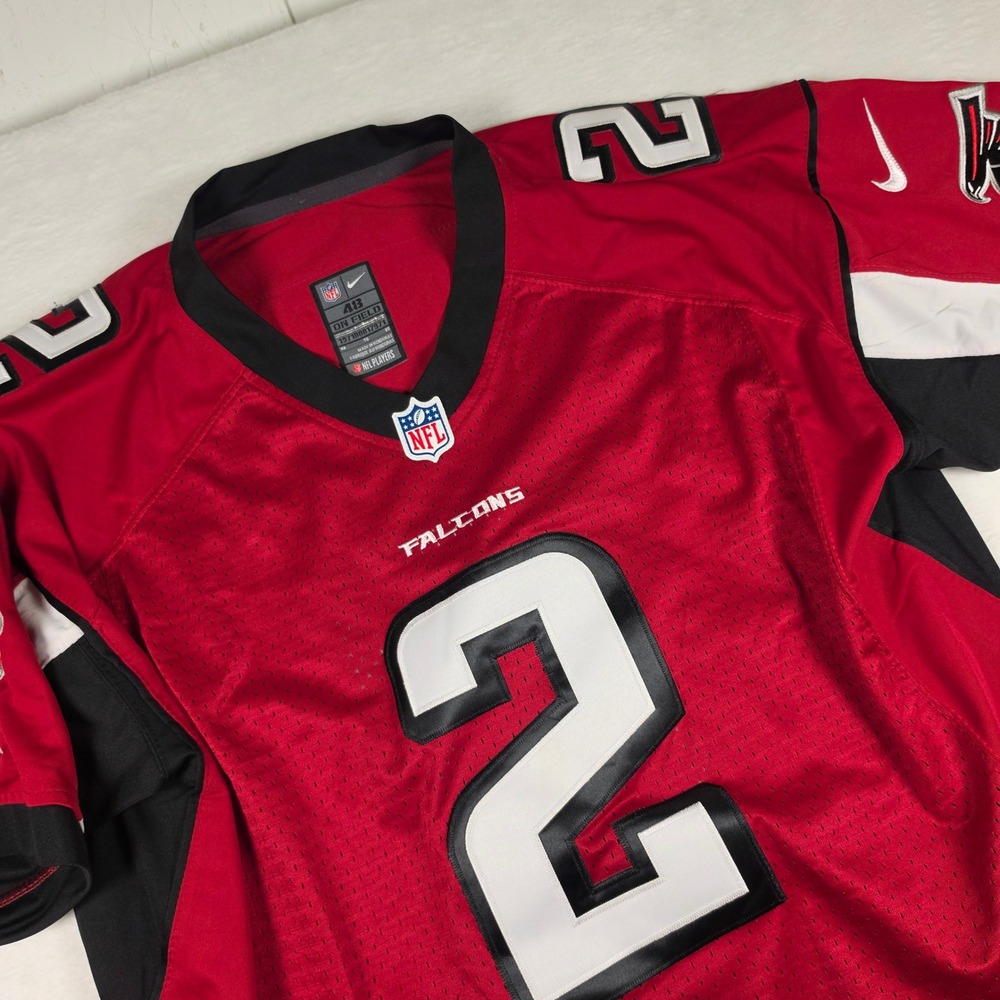 Nike Atlanta Falcons Matt Ryan 2 On Field Jersey Red Black Mens Size 48 XL